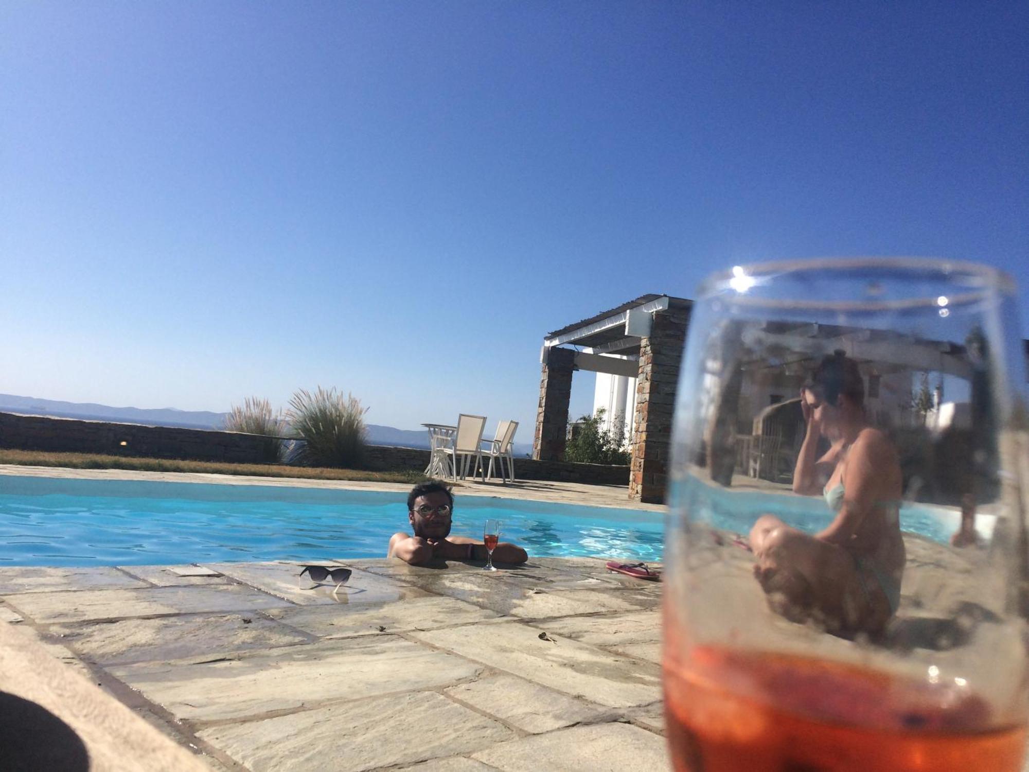 Elli S Seafront Pool Villa, W/sandy In Kea, Cyclades Melissaki