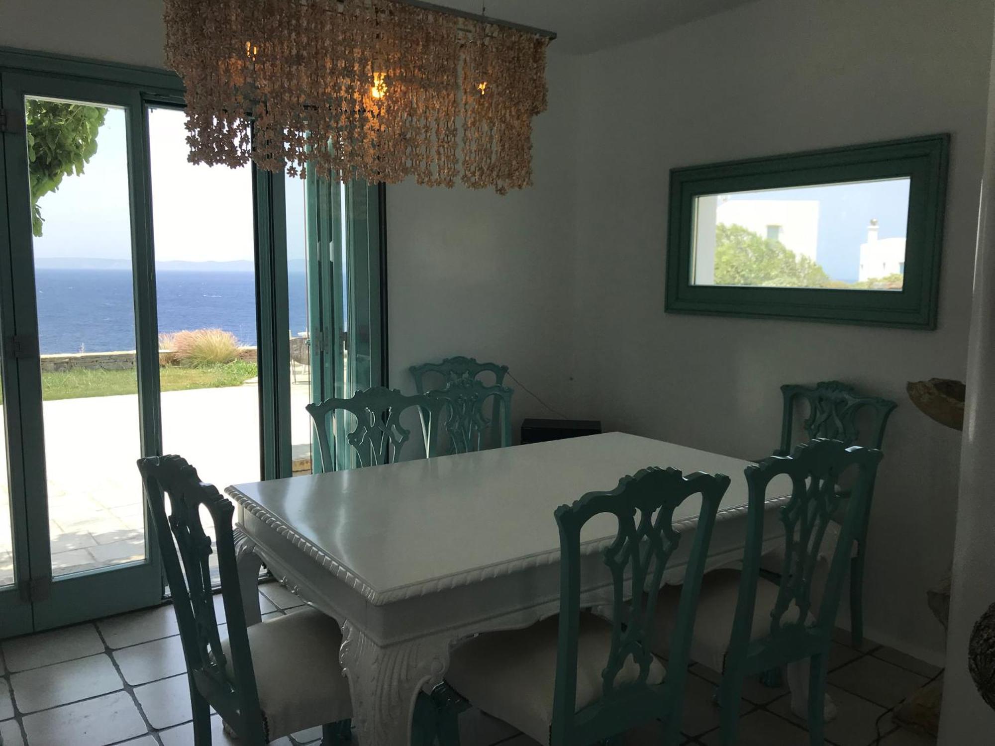 Elli S Seafront Pool Villa, W/sandy In Kea, Cyclades Villa Melissaki