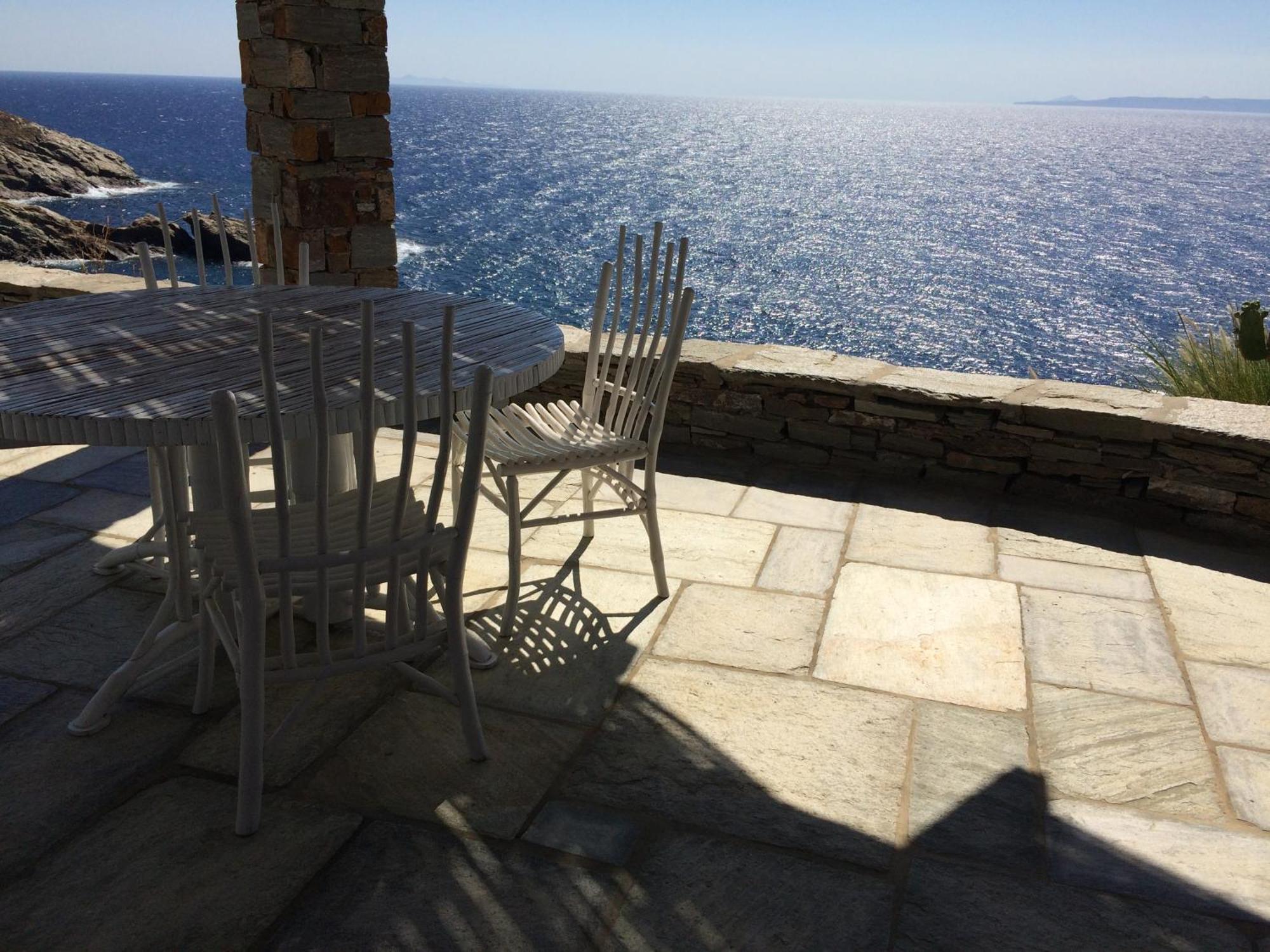 Elli S Seafront Pool Villa, W/sandy In Kea, Cyclades Melissaki