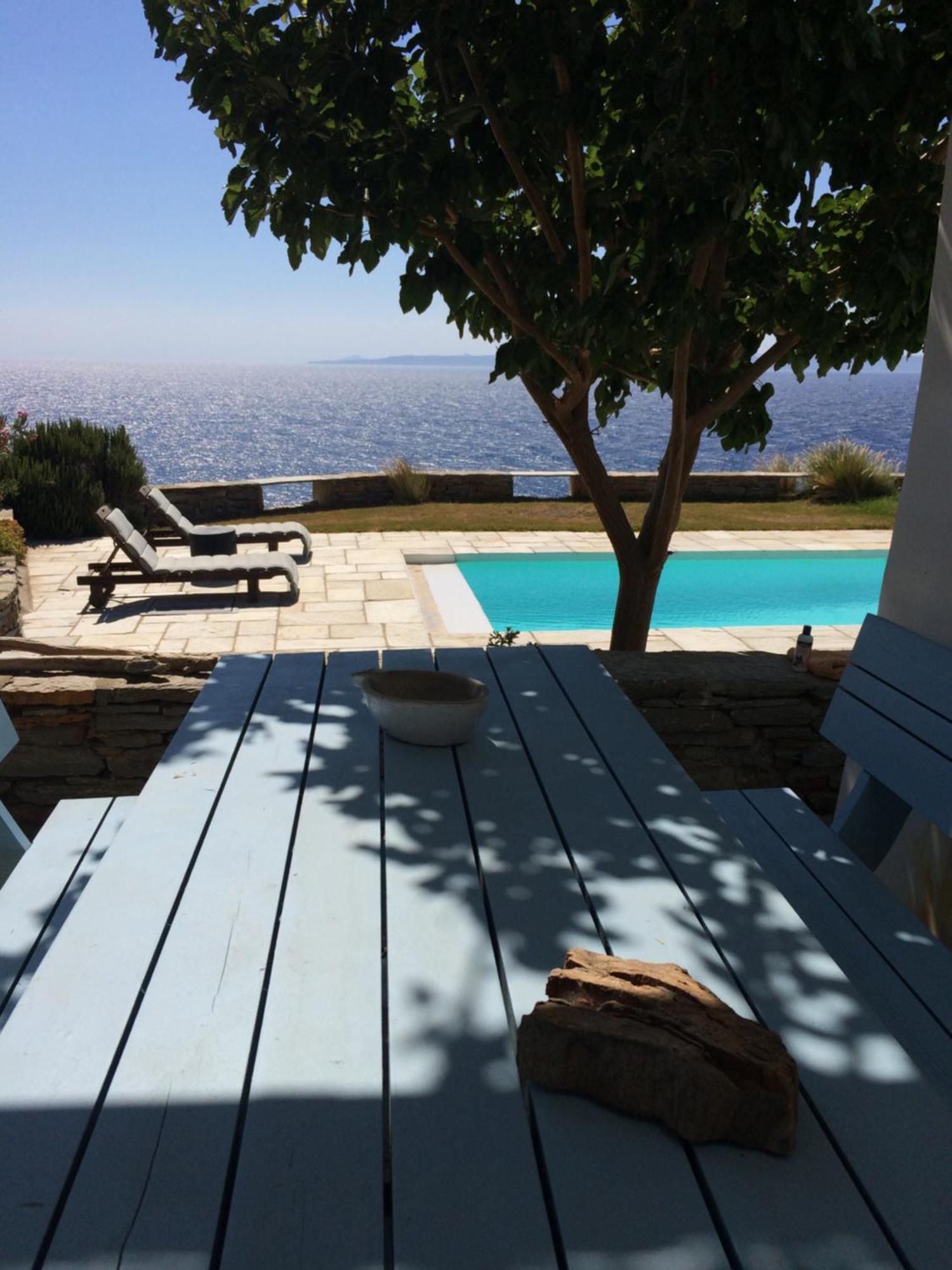 Elli S Seafront Pool Villa, W/sandy In Kea, Cyclades