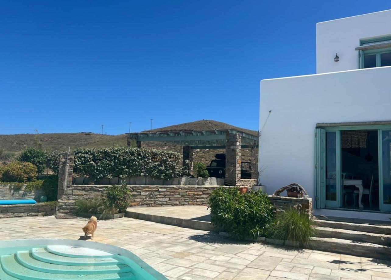Villa Elli S Seafront Pool Villa, W/sandy In Kea, Cyclades Melissaki